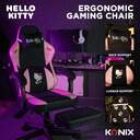 SILLA GAMING KONIX KX HELLO KITTY GAMING CHAIR