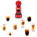 CAFET. KRUPS KP1705 DOLCE GUSTO INFINISSIMA ROJA