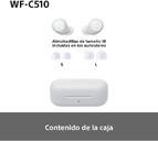 AURICULARES SONY WFC510W TRUE WIRELESS BLANCO