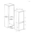 FRICOM. HOOVER HONBQT3719EW 193x69 NF INTEG