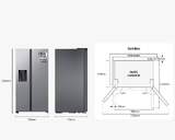 FRI. SAMSUNG RF65DG960ES 182,5x91,2 4P NF INOX