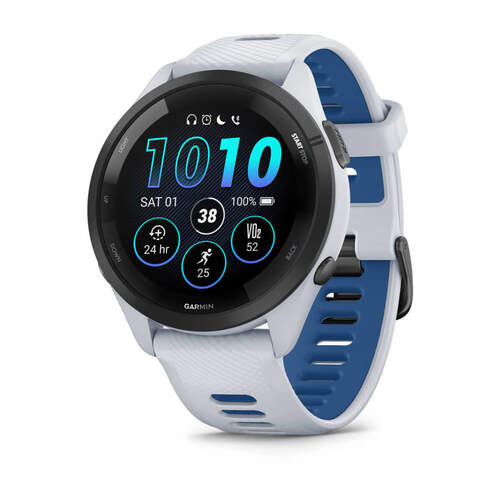 Smartwatch Garmin Forerunner 265 Blanco y azul