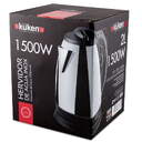 HERVIDOR KUKEN 33670 INOX 1500W 1,8L