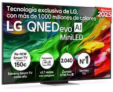 TV LG 65" QNED MiniLED 65QNED87A6B