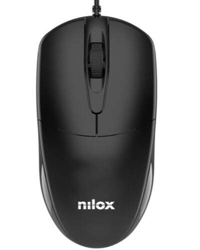Ratón Nilox MOUSB1011 Negro
