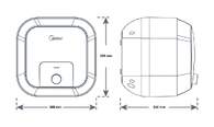 TERMO MIDEA TE01015 LUME COMPACT 15L CLASE B