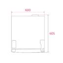 FRICOM. TEKA RBF3450SS 185x60x69 NF INOX DSP