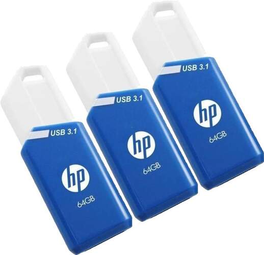 Memoria USB HP X755W Triple Pack