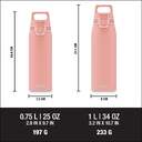 BOTELLA SIGG SHIELD ONE SHY PINK 1.0 L