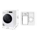 LVD. SAMSUNG WW11BB744DGWS3 11K 1400R BCA ATD ECB
