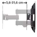 SOPORTE TV HAMA 00220822 200x200 2 BRAZOS 19%%%quot;- 48%%%quot;