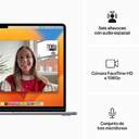 PORTATIL APPLE MACBOOK AIR M2 8/256GB 15%%%quot; SP GREY