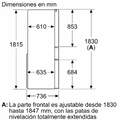 FRI. SIEMENS KF96RSBEA 183x90 FD NF NEGRO DSP.