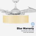 VENTILADOR TECHO U. BLUE JALOQUEWR 104CM DC LED PL