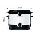 FREIDORA MOULINEX AF220010 1L INOX,1000W