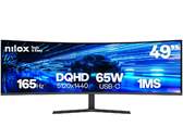 MONITOR NILOX 49%%%quot; DUAL DQHD CURVO 165HZ