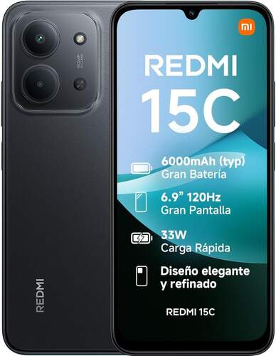 Xiaomi Redmi 15C 5G 4/256 GB Negro