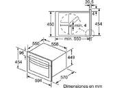 HORNO BOSCH CMA585GS0 44L INOX COMPACTO