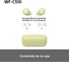 AURICULARES SONY WFC510Y TRUE WIRELESS AMARILLO