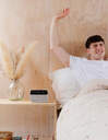 RELOJ DESPERTADOR PURE MOMENT CHARGE WHITE BT LUZ