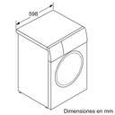 LVD. BOSCH WAN2820XEP 9K 1400R INOX