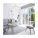 VENTILADOR TECHO CRISTAL SUPERECO RETRAC 45W MD