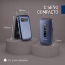 SENIORPHONE PANASONIC KXTU550EXC AZUL 4G