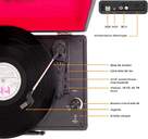 TOCADISCOS DENVER VPL-120 NEGRO MALETIN ALTAVOCES