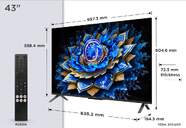 TV TCL 43%%%quot; 43T69C UHD QLED GOOGLETV DOLBY ATMOS