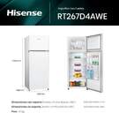 FRI. HISENSE RT267D4AWE 144x55x54 2P CICLICO BCO