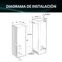 Frigorífico Combi Integrable Hisense RB3B370SAWD1 FRICOM. HISENSE RB3B370SAWD1 194x69 NF INT