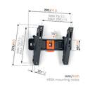 SOPORTE TV VOGEL%%%#39;S 1213 TILT SMALL WALL MOUNT 43%%%quot;