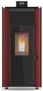 ESTUFA A PELLET RED POD FIRST 10KW BORDEAUX