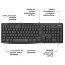 TECLADO   RATON LOGITECH MK295 WIRELESS USB SILENT