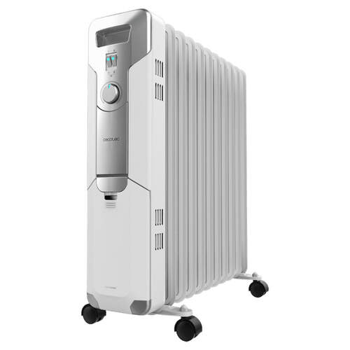 Radiador El&eacute;ctrico de Aceite ReadyWarm 7000 Space Black. 7 M&oacute;dulos, Bajo Consumo, 1500 W, 3 Niveles