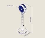 VENTILADOR PIE ARTICA AVP40W7AC 40W 18 CM OSC DISP