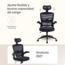 SILLA DE ESCRITORIO WOXTER ERGO BLACK