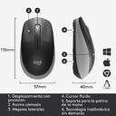 RATON LOGITECH M190 WIRELESS GRIS