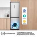 FRICOM. HISENSE RB390N4CCD 186x60 INOX DSP