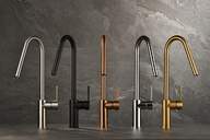 GRIFO COCINA IMEX GCE020 NG KENIA NEGRO MATE