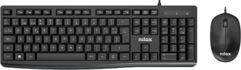Teclado y ratón Nilox NXKME0012 Negro