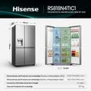 FRI. HISENSE RS818N4TIC1 180x91x72 NF DISP INOX