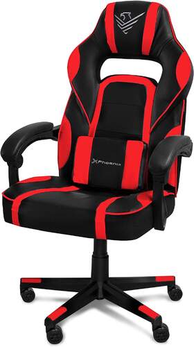 Silla Gaming Phoenix Trophy Roja/Negra