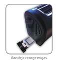 TOST. MXONDA MXTC2215 1R LARGA INOX 1000W