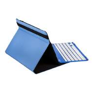 Funda con Teclado Silver HT Universal Azul