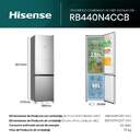 FRICOM. HISENSE RB440N4CCB 202x60x58 NF INOX