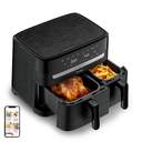 FREIDORA AIRE MOULINEX EZ901N20 DUAL (5,2 3,1L)
