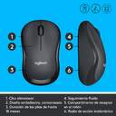 RATON OPTICO LOGITECH M220 SILENT WIRELESS NEGRO