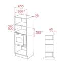 MICR. TEKA MSEG825FI INOX 25L INTEGRABLE 112010002