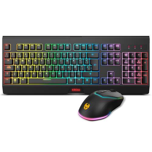 Teclado y rat&oacute;n Krom Kabala Inal&aacute;mbricos